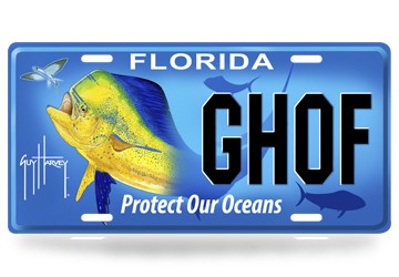 GUY HARVEY 'PROTECT OUR OCEANS' SPECIALTY LICENSE PLATE