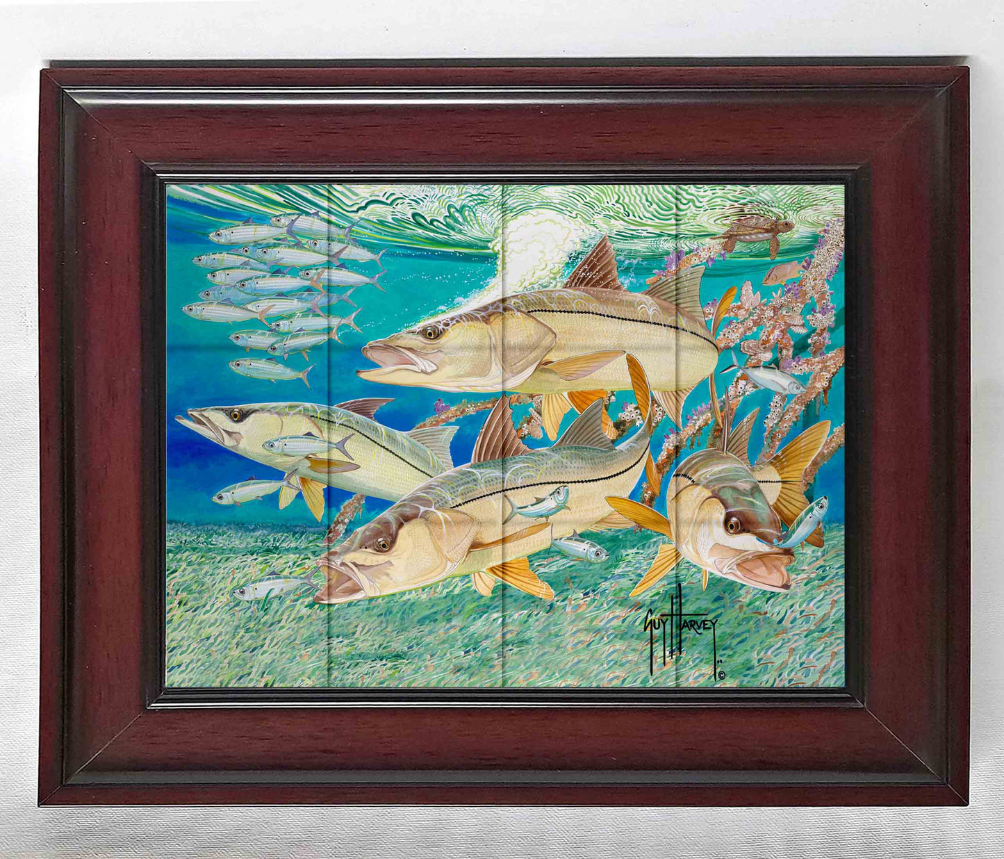 "Side-Liners" Tile Art