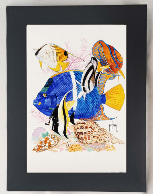 "Angel Reef - King Angel" Tile Art