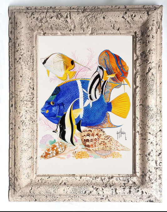 "Angel Reef - King Angel" Tile Art