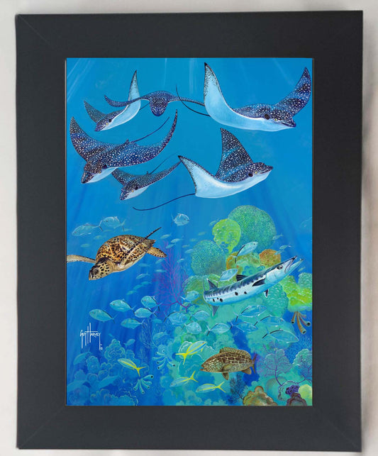 "Eagle Ray Pass" Tile Art
