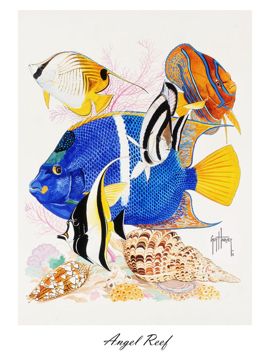 "Angel Reef - King Angel" Limited Edition Lithograph