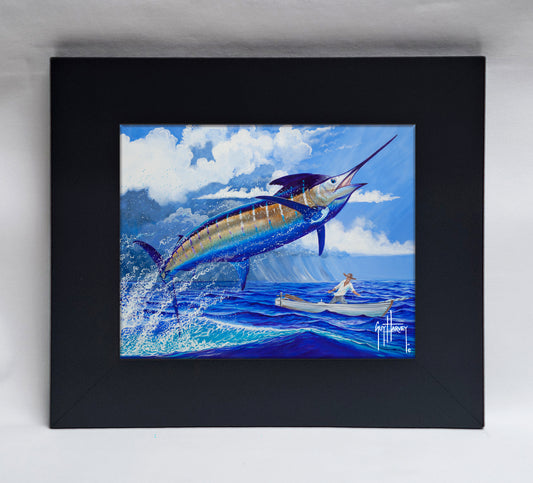 "Stormy Blue" Tile Art