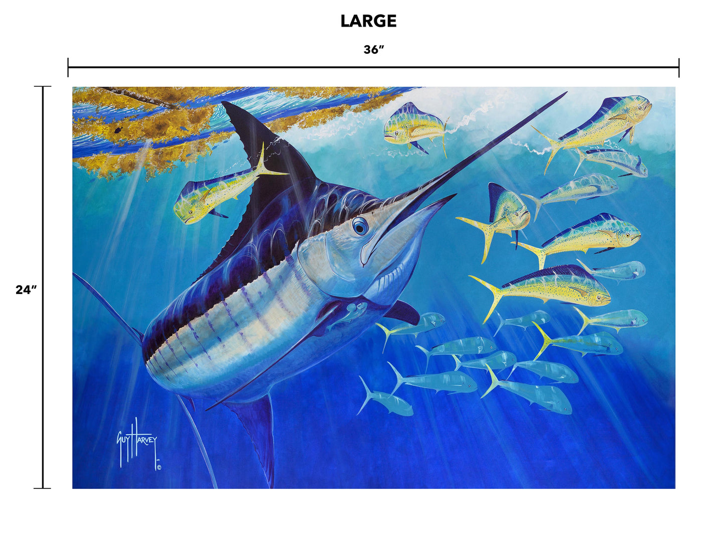 "Blue Escape" Aluminum Art