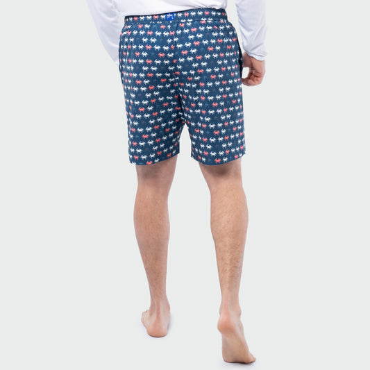 Castaway 7" Volley Swim Trunk - Crab Walk