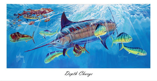 "Depth Charge" Limited Edition Lithograph