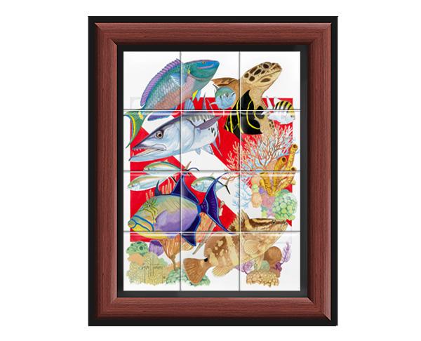 "Divers Delight" Tile Art