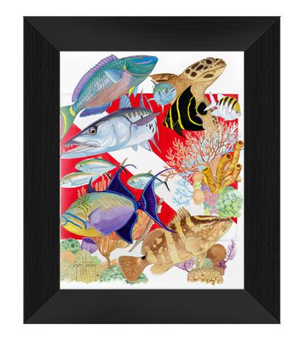 "Divers Delight" Tile Art