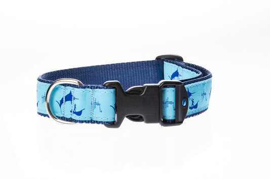 Old Man and Marlin Dog Collar