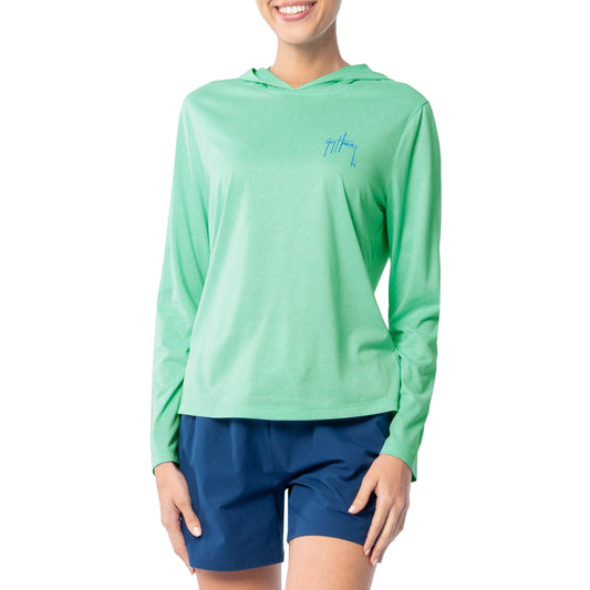 Women's Turtle Stipple Performance Hoodie