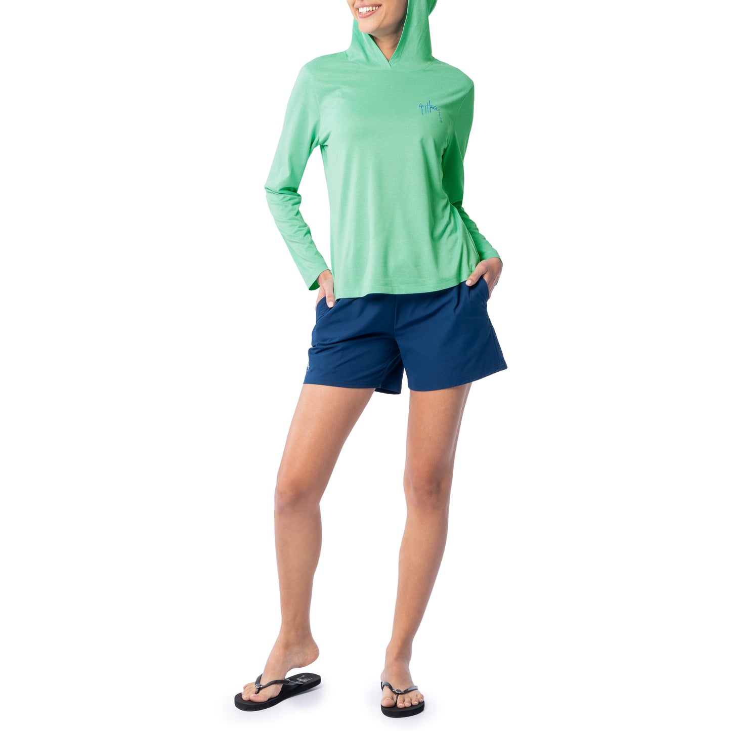 Women's Turtle Stipple Performance Hoodie