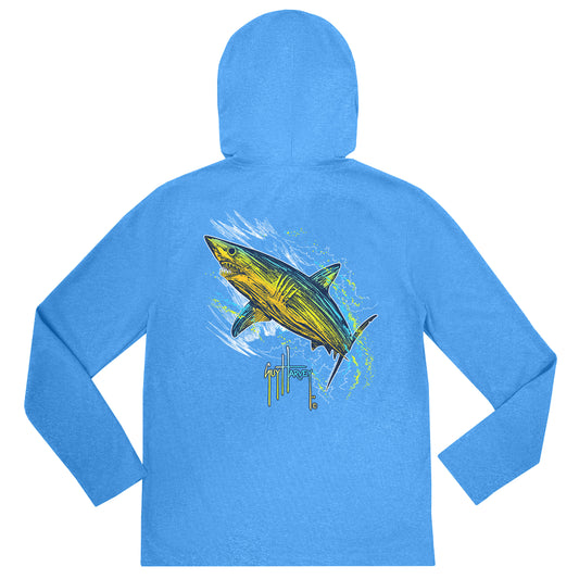 Kids Mako Scribble Performance Hoodie