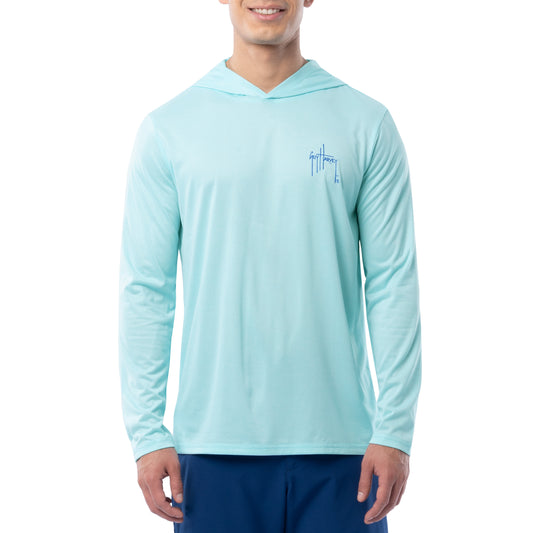 Men's RWB Scribble Long Sleeve Performance Hoodie