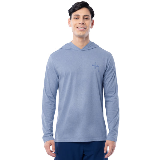 Men's Collegiate Marlin Long Sleeve Performance Hoodie