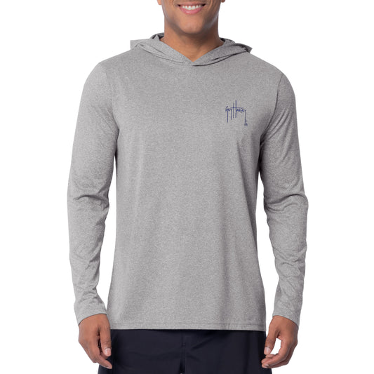 Men's Lobster Key Long Sleeve Performance Hoodie
