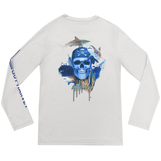 Kids Pirate Reef Performance Sun Protection Shirt UPF 30