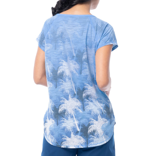 Women's Palm Springs Short Sleeve Poly/Rayon Slub Top