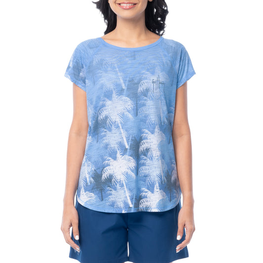 Women's Palm Springs Short Sleeve Poly/Rayon Slub Top