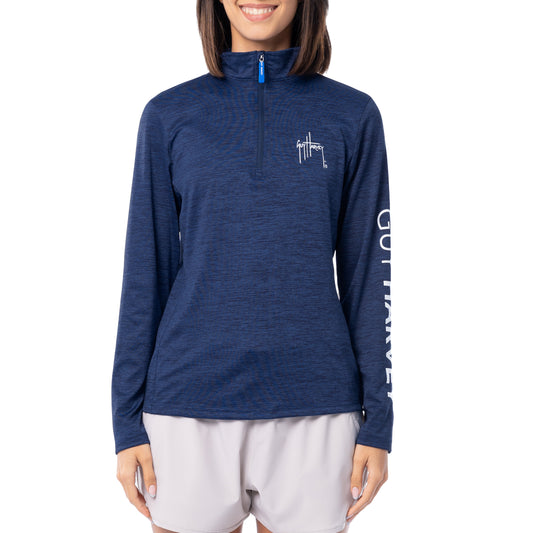 Women's Navy Performance Quarter Zip