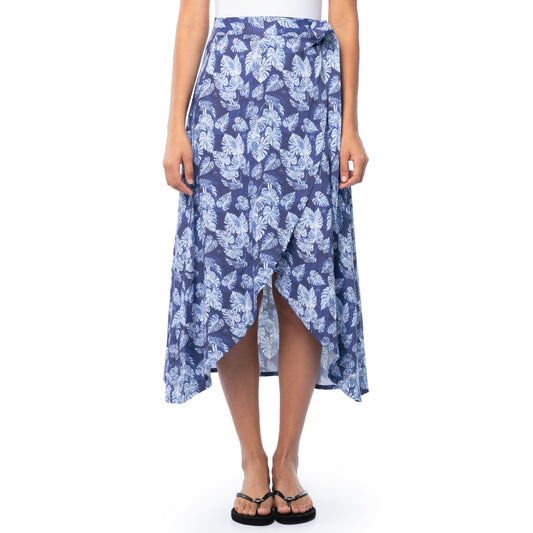 Women's Blue Haven Wrap Skirt