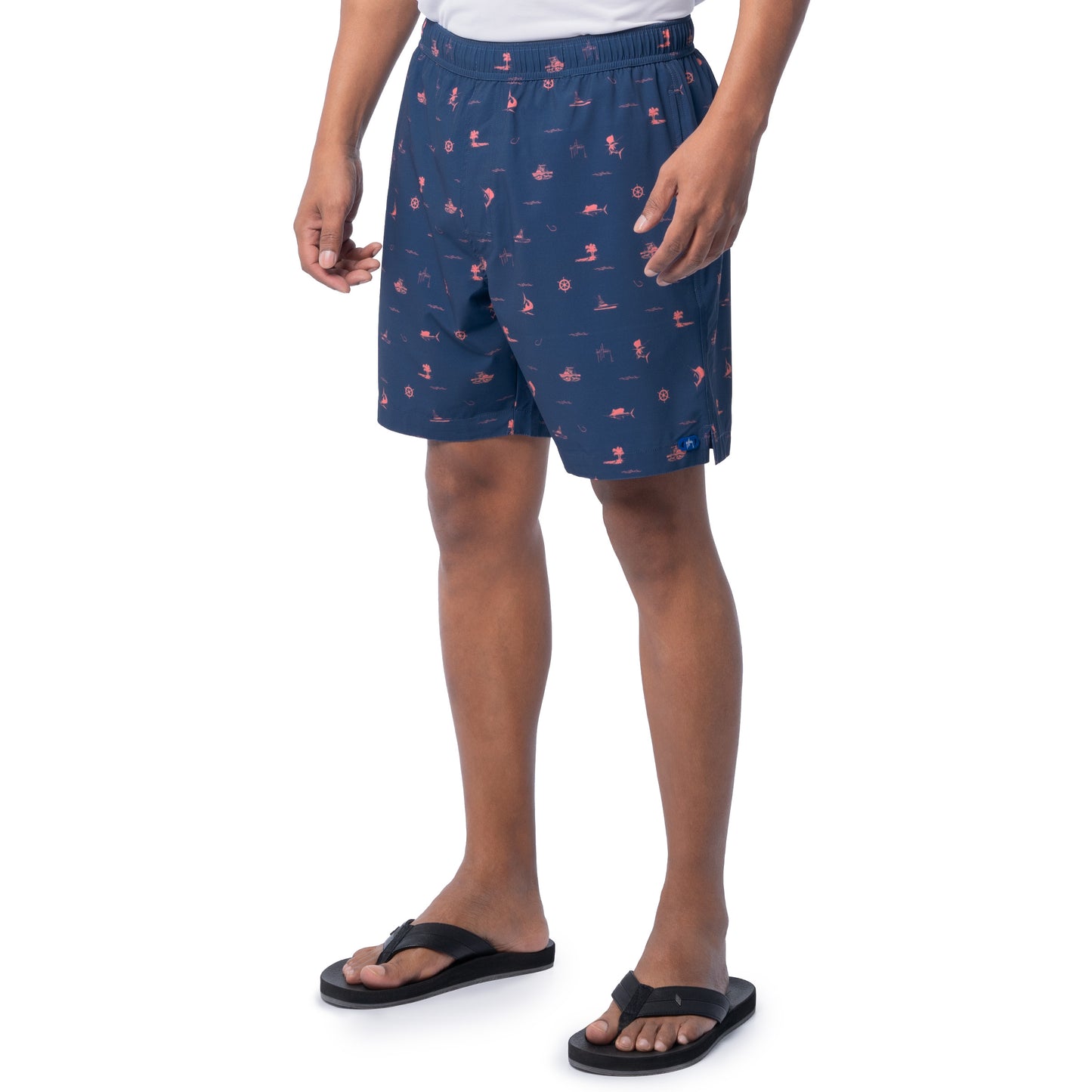 Men's Maritime Printed 7" Swim Trunk