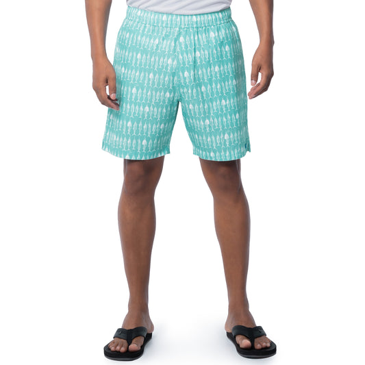 Men's Allure Printed 7" Swim Trunk