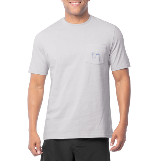Men's Rig Master Gray OG Short Sleeve Pocket T-Shirt