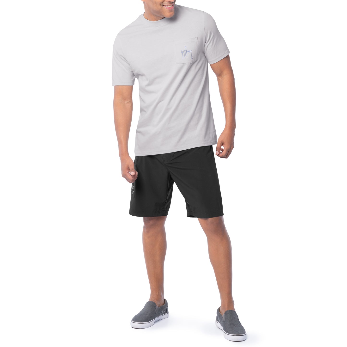 Men's Rig Master Gray OG Short Sleeve Pocket T-Shirt