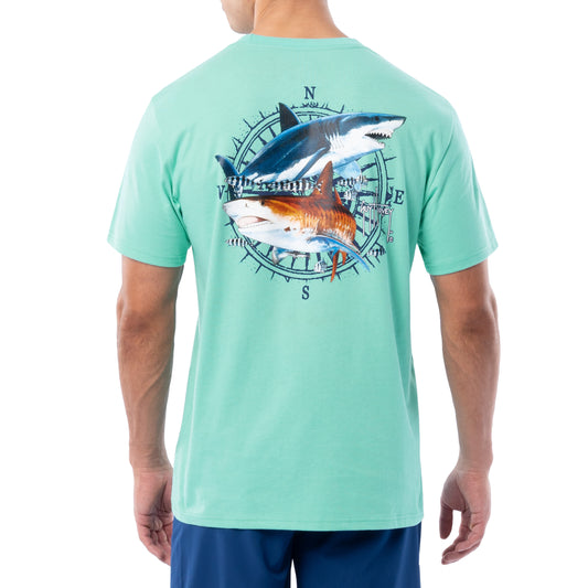 Men's Vintage Sharks OG Short Sleeve Pocket T-Shirt