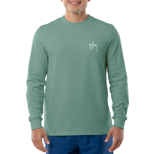 Men's Green Mahi Palms OG Long Sleeve T-Shirt