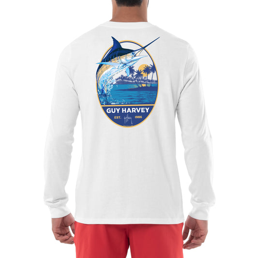 Men's Blue Hawaiian OG Long Sleeve T-Shirt