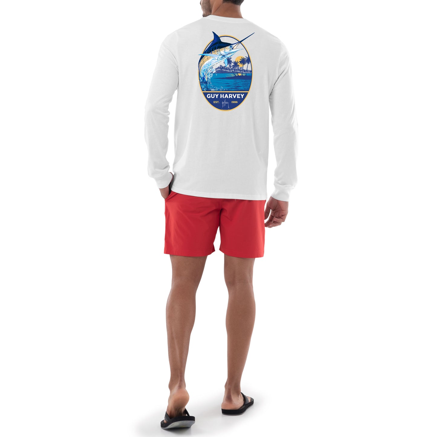 Men's Blue Hawaiian OG Long Sleeve T-Shirt