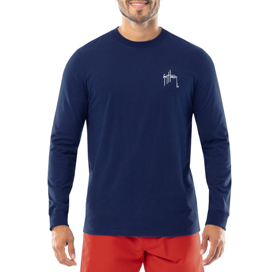 Men's Tonal USA Flag OG Long Sleeve T-Shirt