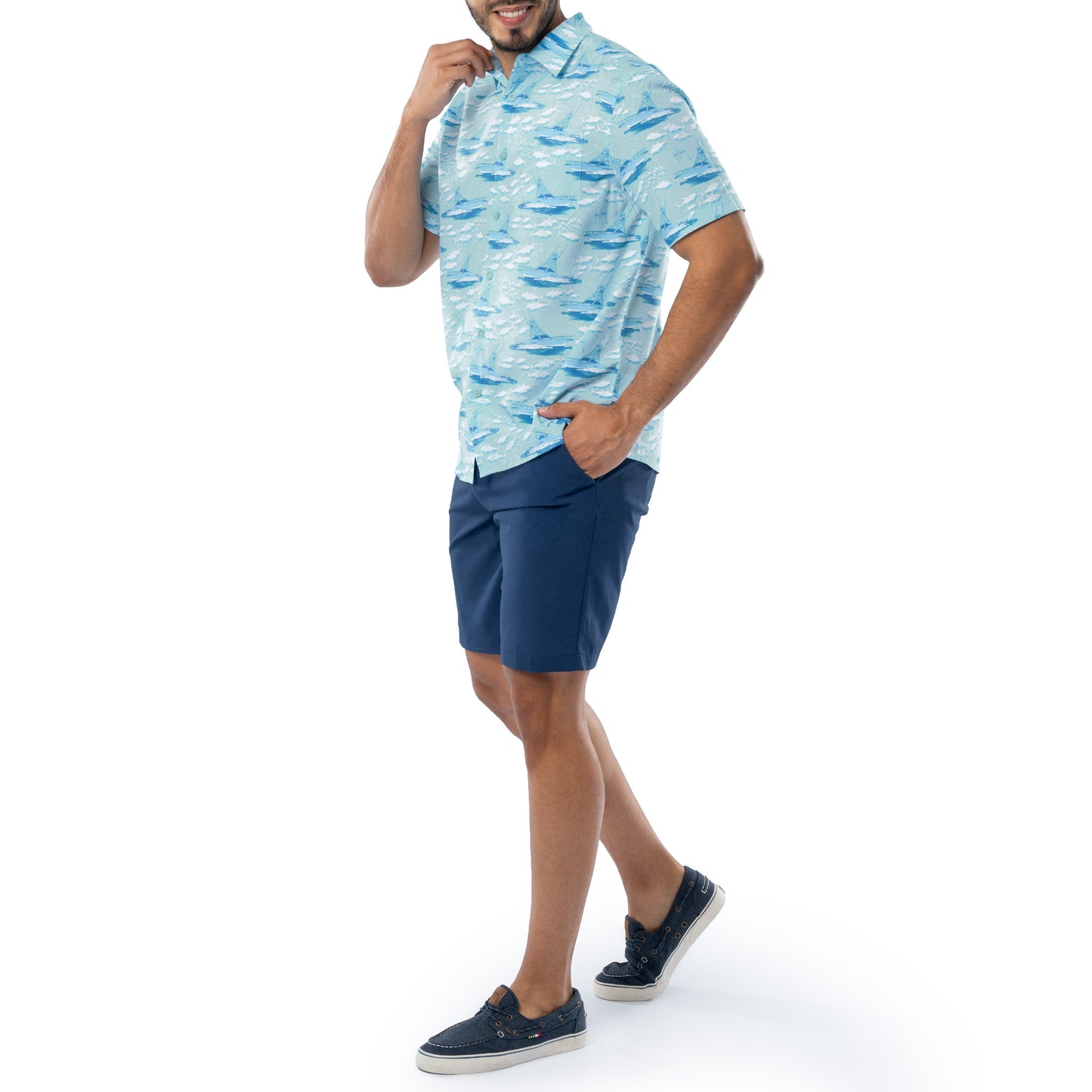 Men's Offshore Charter Performance Fishing Shirt