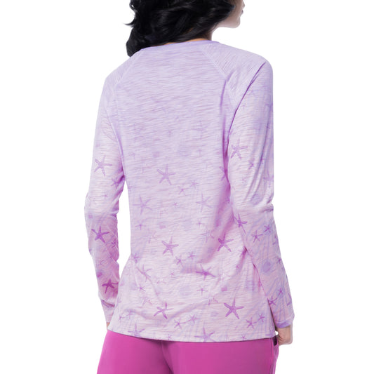 Women's Ocean Current Long Sleeve Raglan Slub Shirt