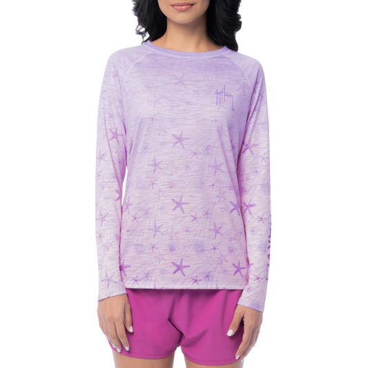 Women's Ocean Current Long Sleeve Raglan Slub Shirt