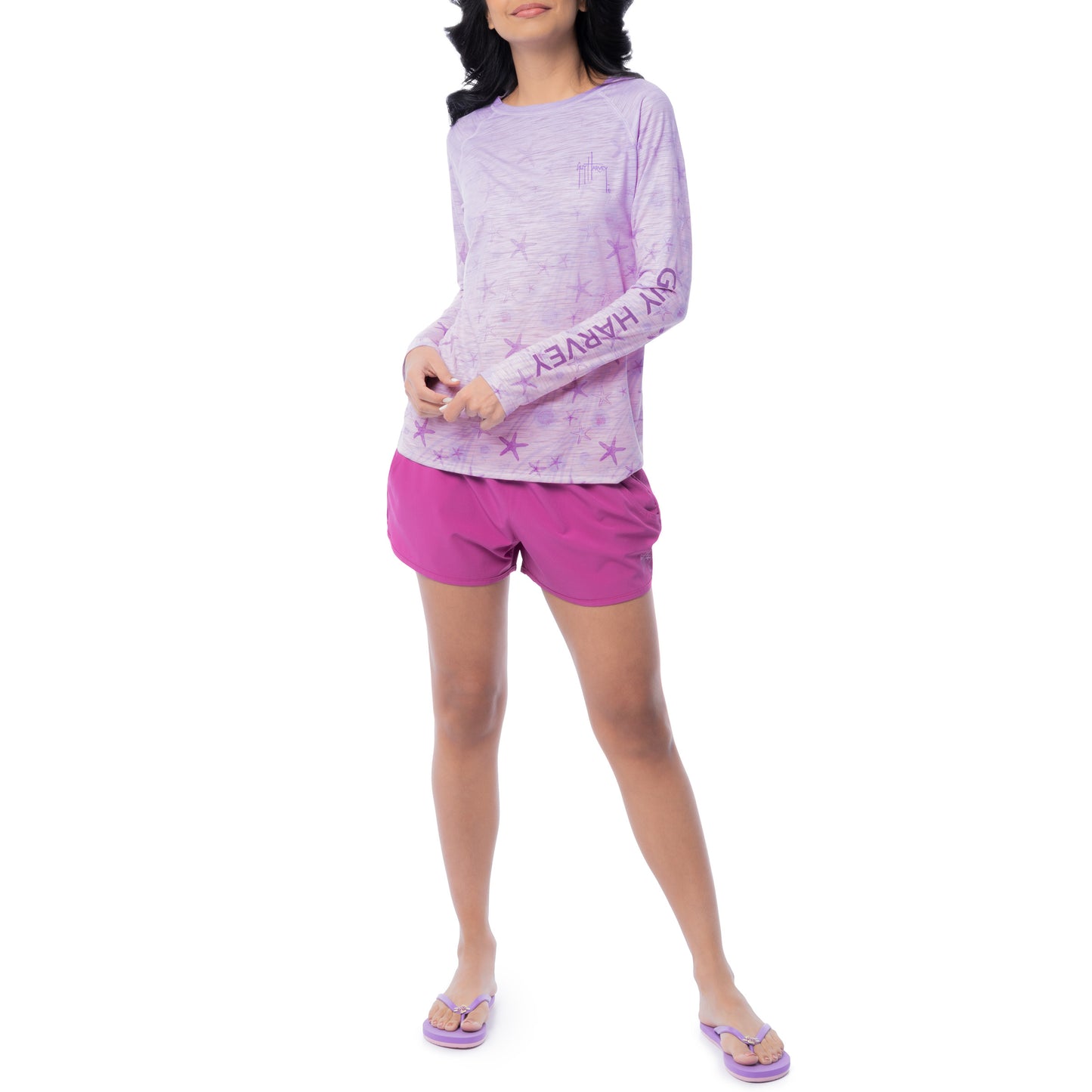 Women's Ocean Current Long Sleeve Raglan Slub Shirt