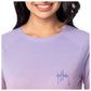 Ladies Coral Sky Long Sleeve Raglan Slub Shirt
