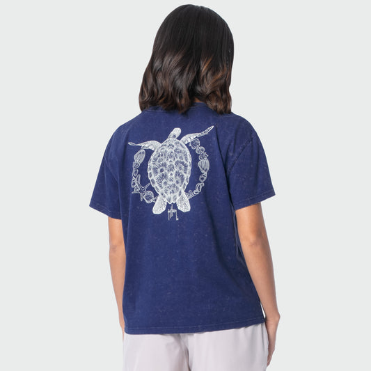 Coastal Wash Tee - Turtle Stipple
