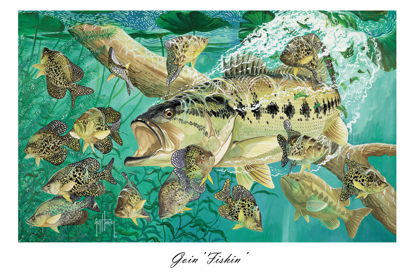"Goin' Fishin' " Limited Edition Lithograph