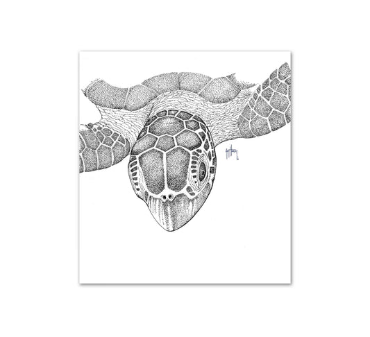 "Green Face" Limited Edition Print