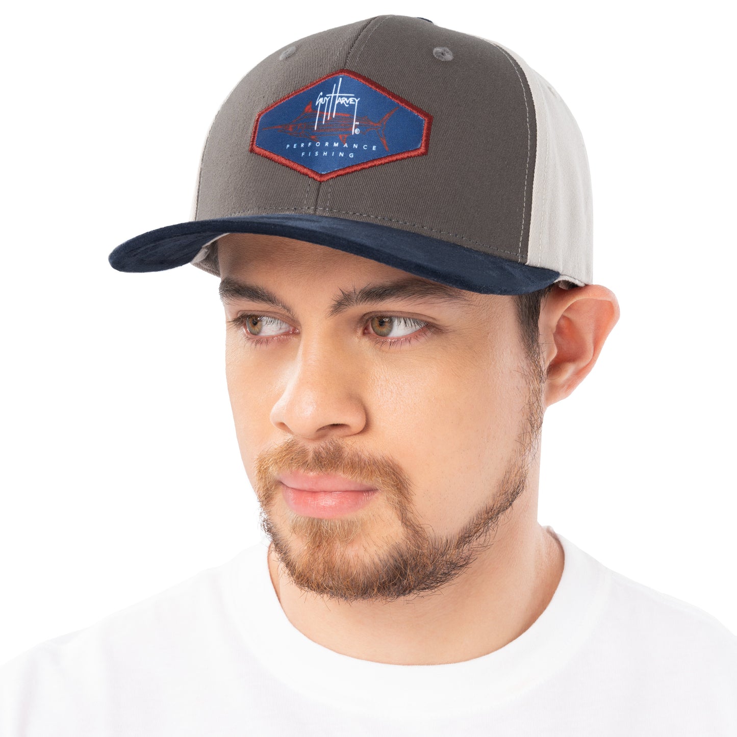 Men's Marlin Patch Sueded Snapback