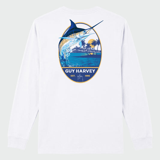 OG Long Sleeve Tee - Blue Hawaiian