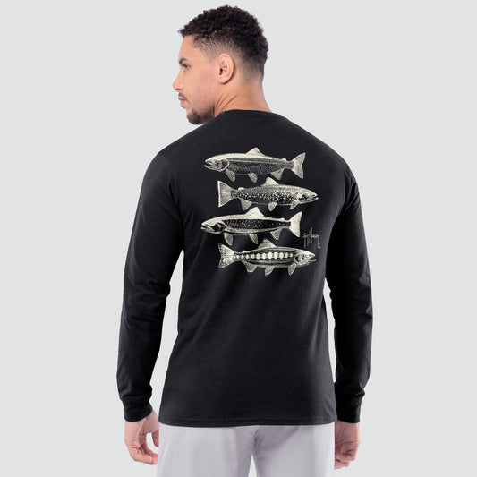 OG Long Sleeve Tee - River Collage