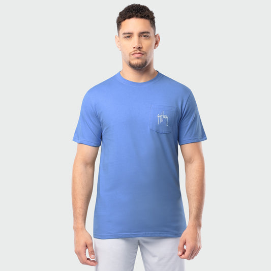 HarborLite Pocket Tee - Surf Sail