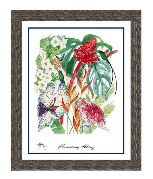 "Humming Along" Limited Edition Lithograph