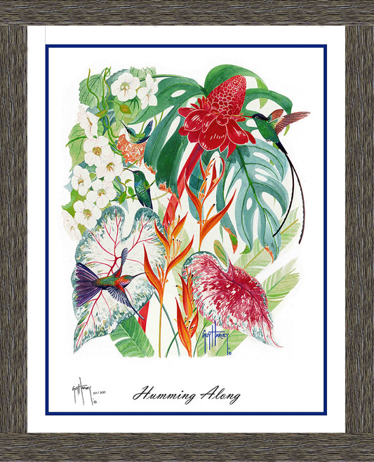 "Humming Along" Limited Edition Lithograph