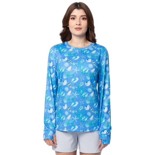 Women's Fine Shells Sublimated Sun Protection Top