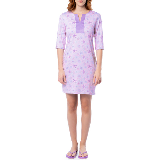 Women's Ocean Current Printed Tunic Dress