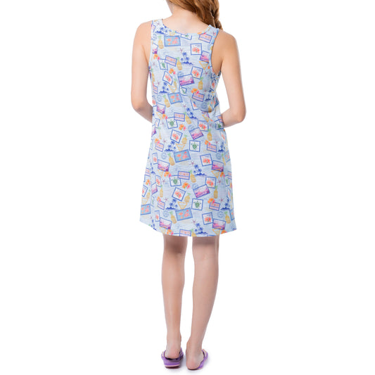 Women's Paradise Round Hem Tank Dress